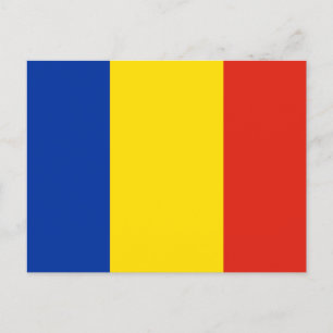 Carte Postale Drapeau de Roumanie