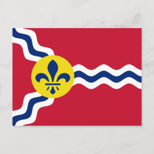 Carte Postale Drapeau de St. Louis, Missouri