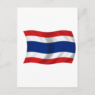 Carte Postale Drapeau de Thaïlande