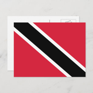 Carte Postale Drapeau de Trinidadiens et Tobago, Trinité-et-Toba