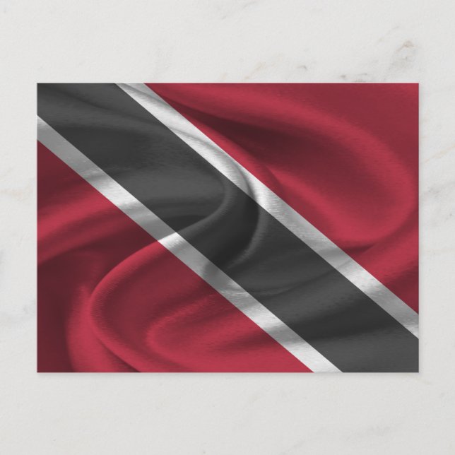 Carte Postale Drapeau de Trinité-et-Tobago (Devant)