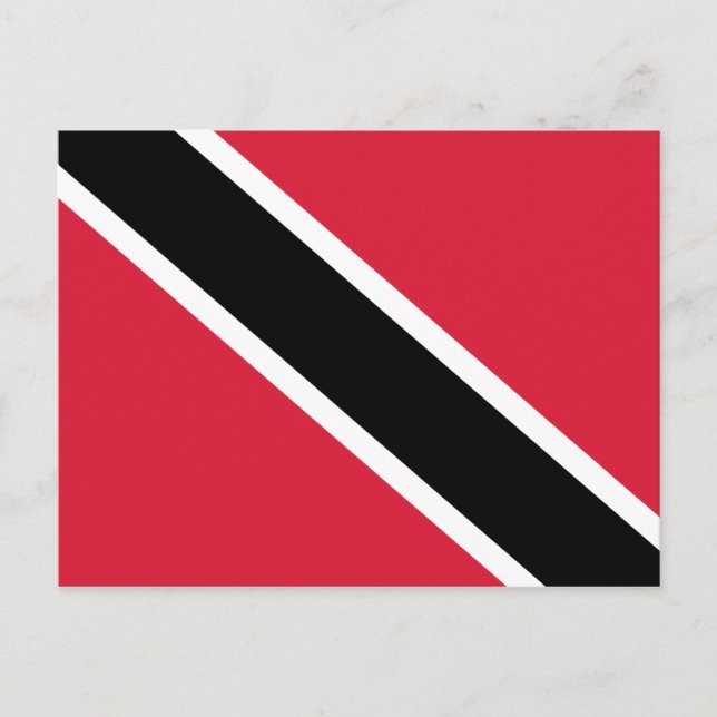 Carte Postale Drapeau de Trinité-et-Tobago (Devant)