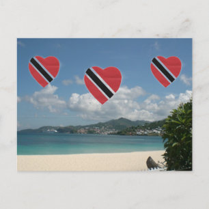 Carte Postale Drapeau de Trinité-et-Tobago