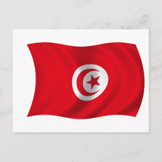 Carte Postale Drapeau de Tunisie