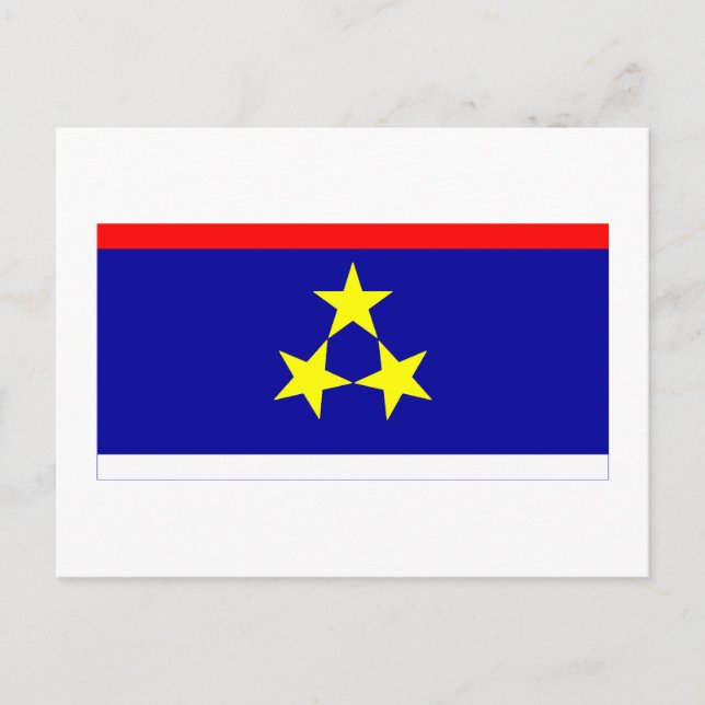 Carte Postale Drapeau de Vojvodina (Devant)