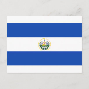 Carte Postale Drapeau d'El Salvador - Bandera de El Salvador
