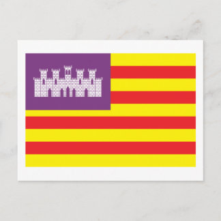 Carte postale Drapeau des Baléares