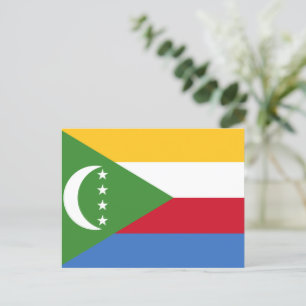 Carte Postale Drapeau des Comores