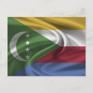 Carte Postale Drapeau des Comores
