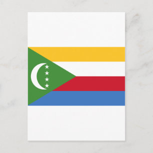 Carte Postale Drapeau des Comores KM