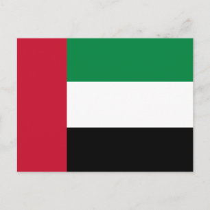 Carte Postale Drapeau des Émirats arabes unis
