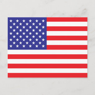 Carte Postale Drapeau des États-Unis d'Amérique