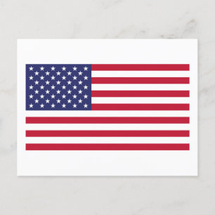Carte Postale Drapeau des États-Unis d'Amérique