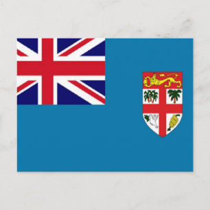 Carte Postale Drapeau des Fidji