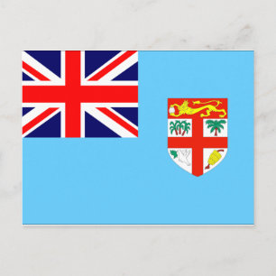 Carte Postale Drapeau des Fidji