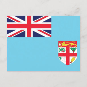 Carte Postale Drapeau des Fidji