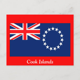 Carte Postale Drapeau des Îles Cook