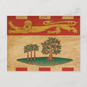 Carte Postale Drapeau des Îles-du-Prince-Édouard