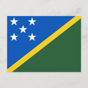 Carte Postale Drapeau des Îles Salomon