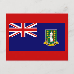 Carte Postale Drapeau des îles Vierges britanniques