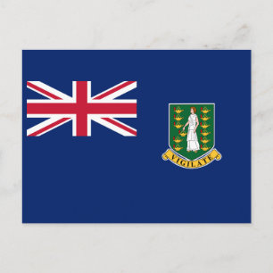 Carte Postale Drapeau des îles Vierges britanniques