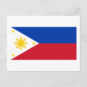 Carte Postale Drapeau des Philippines