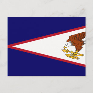 Carte Postale Drapeau des Samoa américaines