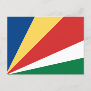 Carte Postale Drapeau des Seychelles