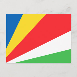 Carte Postale Drapeau des Seychelles