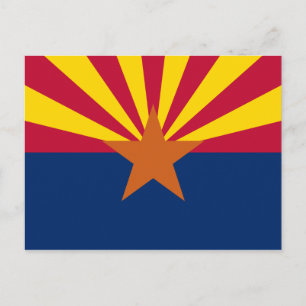 Carte Postale Drapeau d'État de l'Arizona