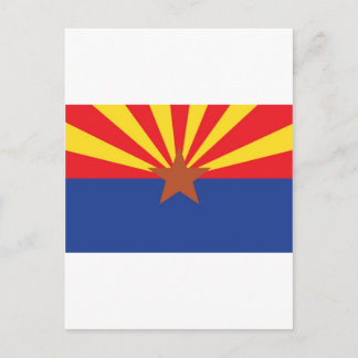 Carte Postale Drapeau d'État de l'Arizona