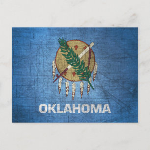 Carte Postale Drapeau d'État de l'Oklahoma
