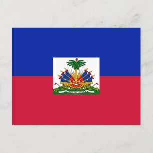 Carte Postale Drapeau d'Haïti