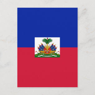 Carte Postale Drapeau d'Haïti