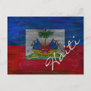 Carte Postale Drapeau d'Haïti - Drapeau haïtien - Personnaliser