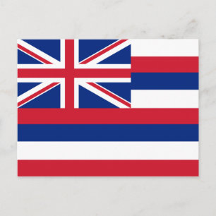 Carte Postale Drapeau d'Hawaï