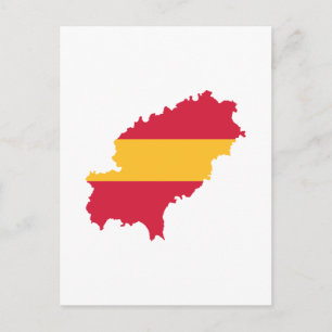Carte Postale drapeau d'Ibiza Espagne