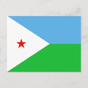 Carte postale Drapeau Djibouti