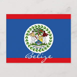Carte Postale Drapeau du Belize