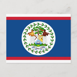 Carte Postale Drapeau du Belize