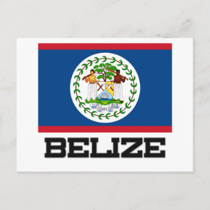 Carte Postale Drapeau du Belize