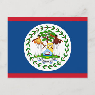 Carte Postale Drapeau du Belize