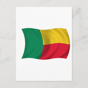Carte Postale Drapeau du Bénin