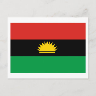 Carte Postale Drapeau du Biafra (1967-1970)