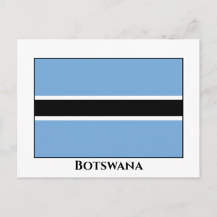 Carte Postale Drapeau du Botswana
