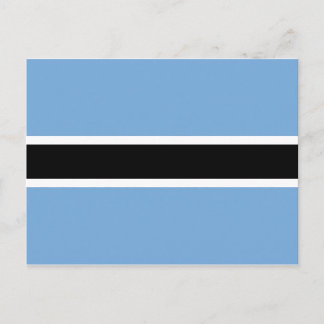 Carte Postale Drapeau du Botswana (Devant)