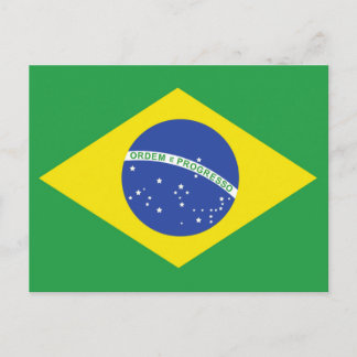 Carte Postale Drapeau du Brésil