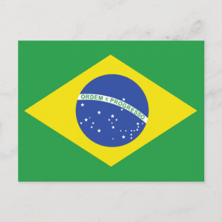 Carte Postale Drapeau du Brésil