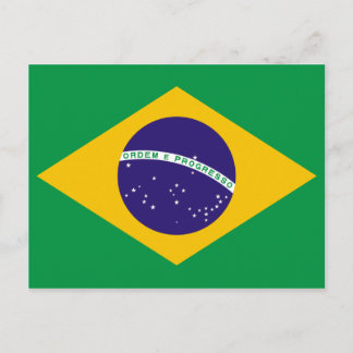 Carte Postale Drapeau du BRÉSIL