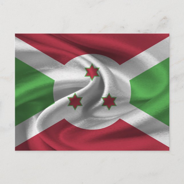 Carte Postale Drapeau du Burundi (Devant)